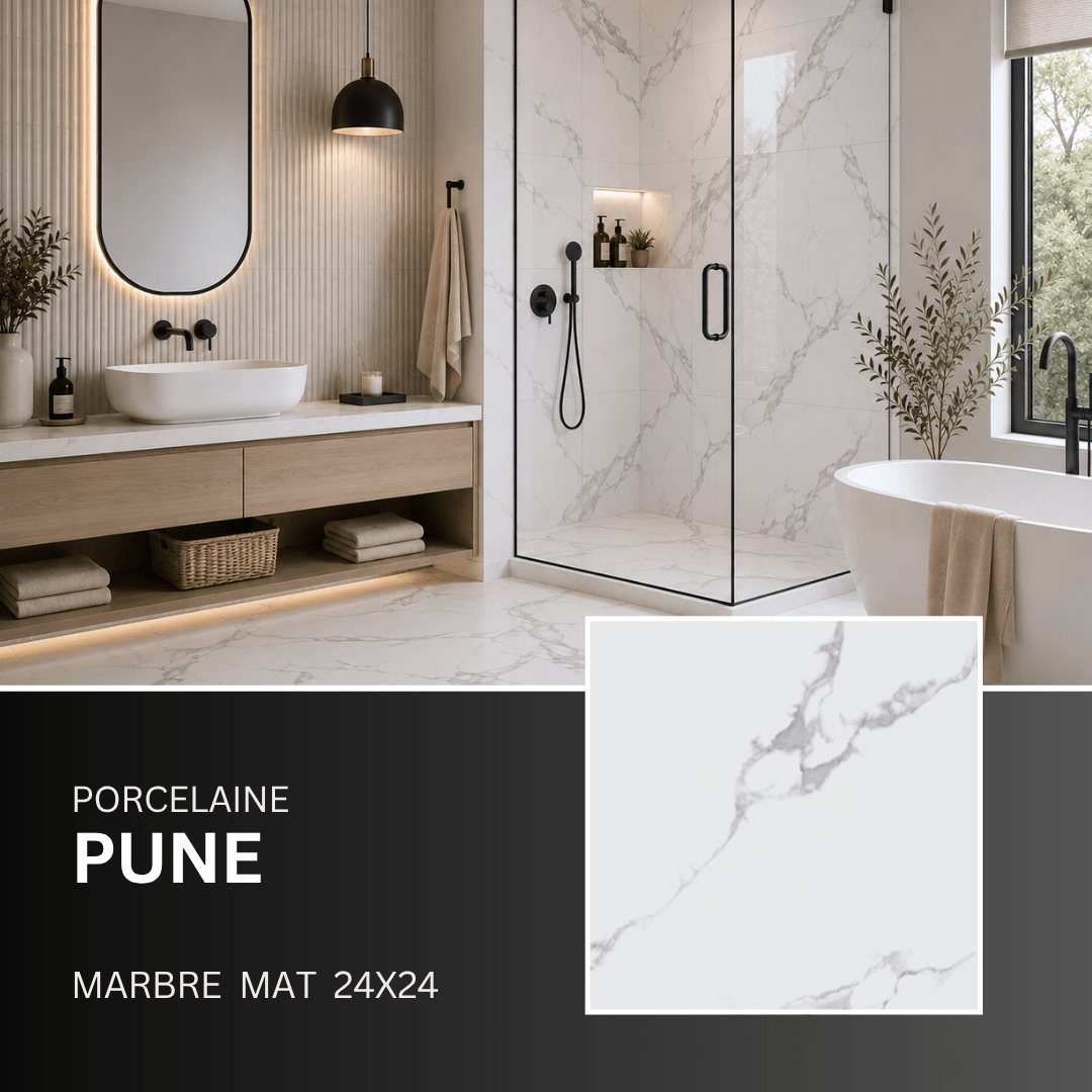 Pune - Céramique effet marbre
