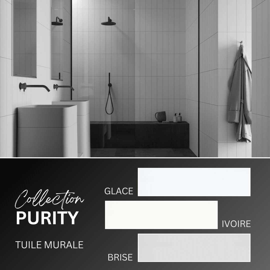 Purity collection - Tuile murale 3x6-3x12-4x16