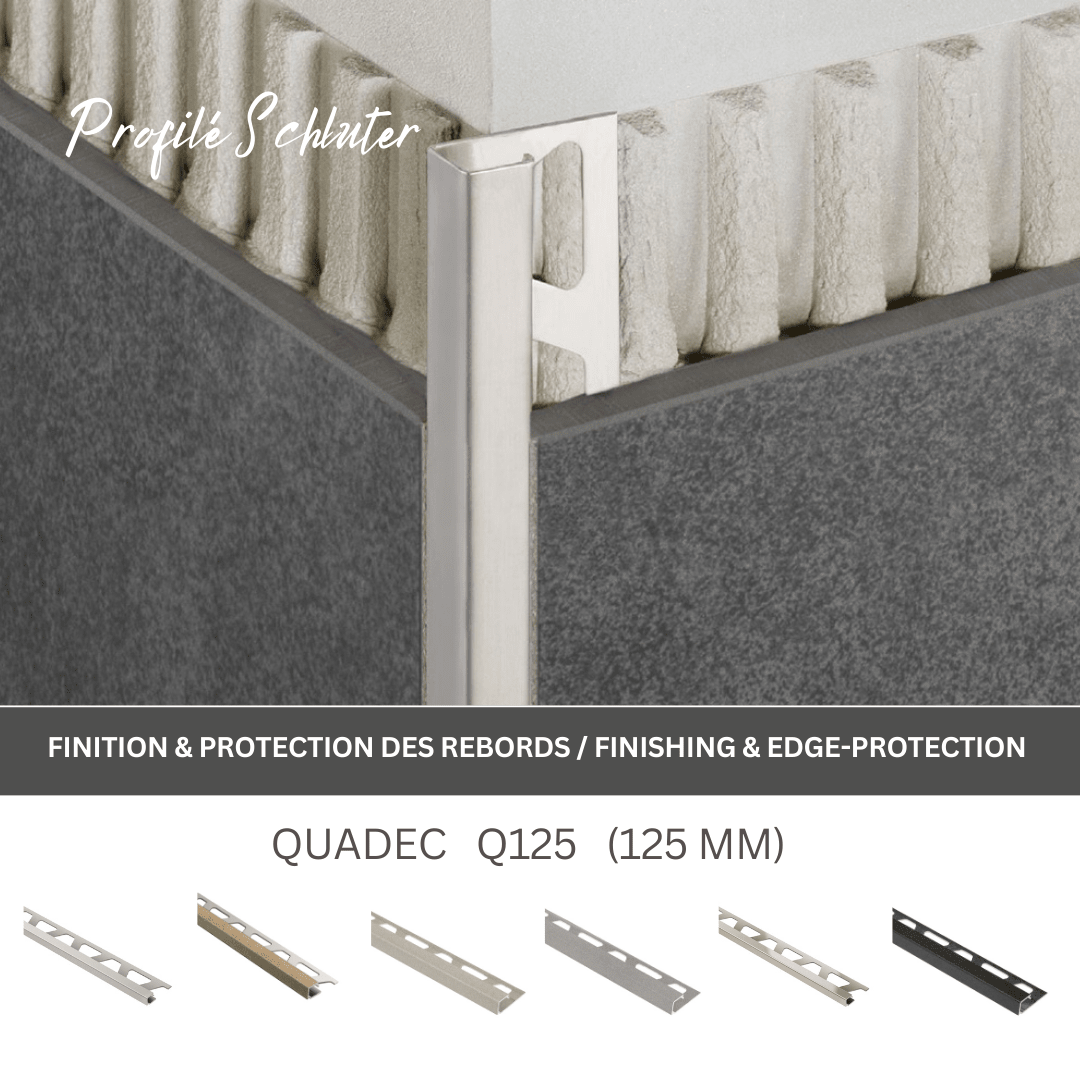 Quadec - Profilé de finition & protection des rebords schluter