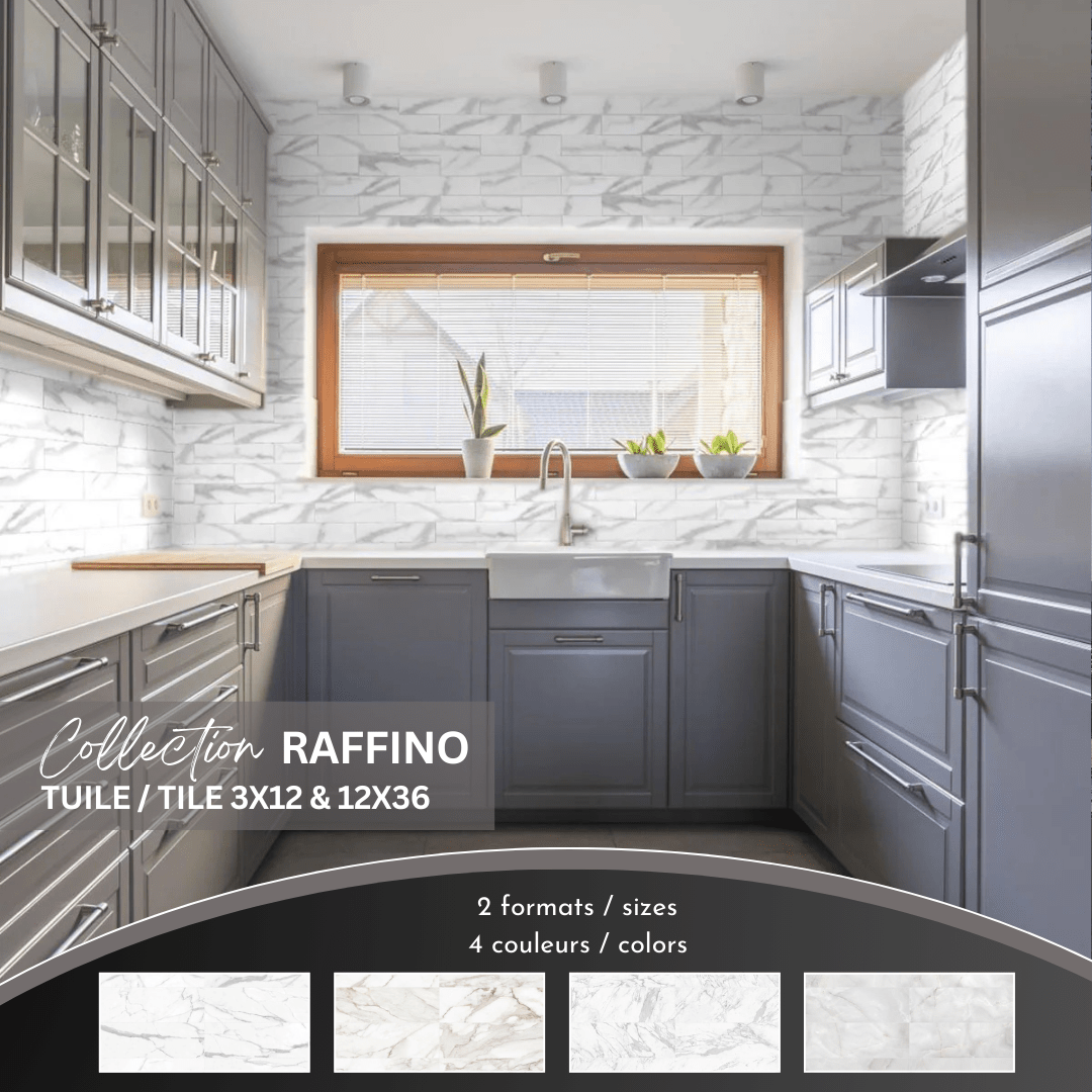 Raffino collection - Céramique effet marbre
