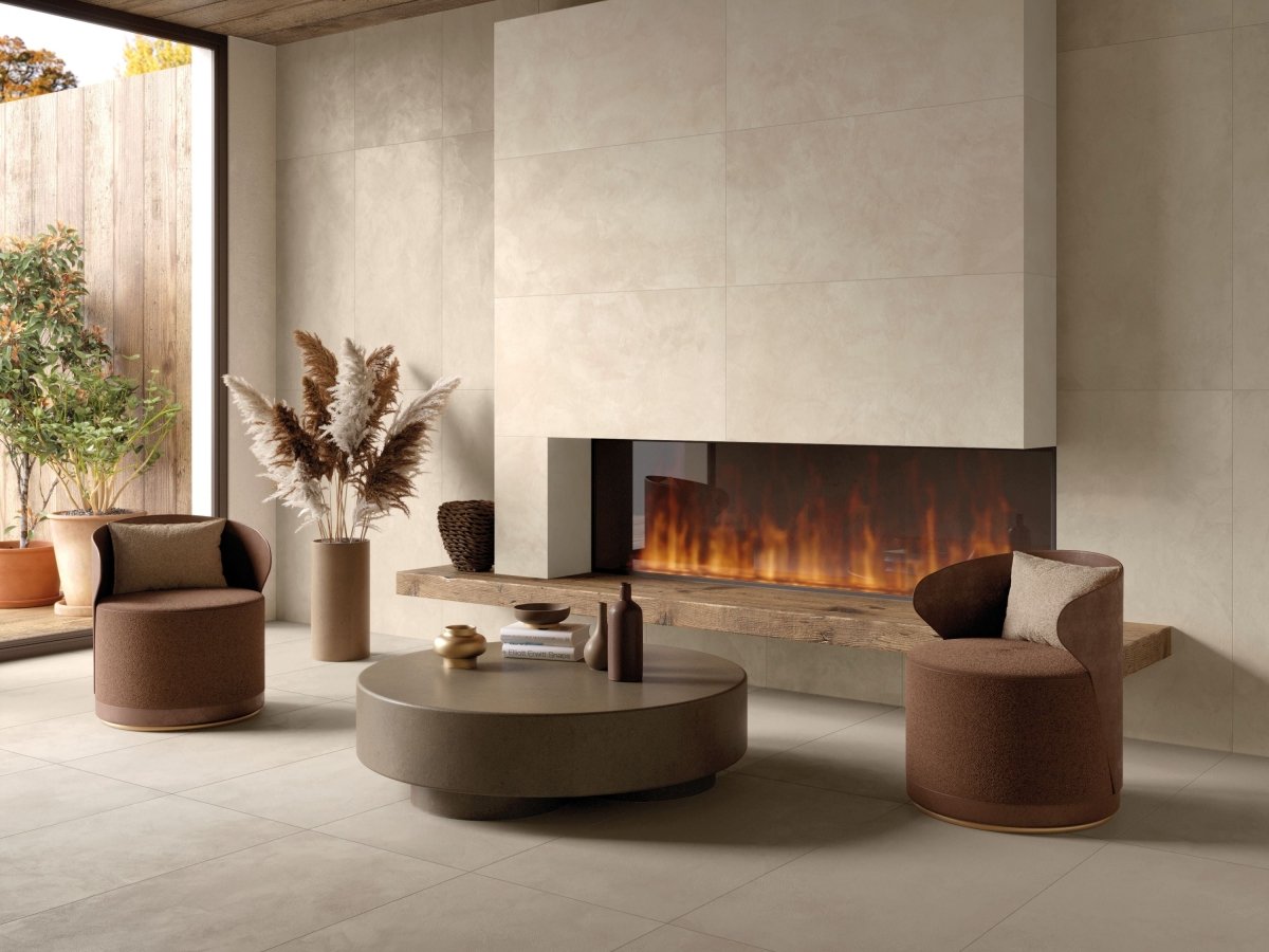 Resin hub collection - Céramique effet béton - Céramique l'Entrepôt