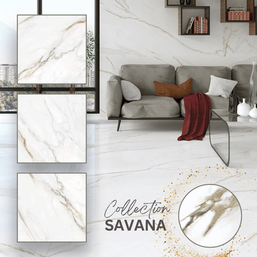 Savana collection - Céramique effet marbre - Céramique l'Entrepôt