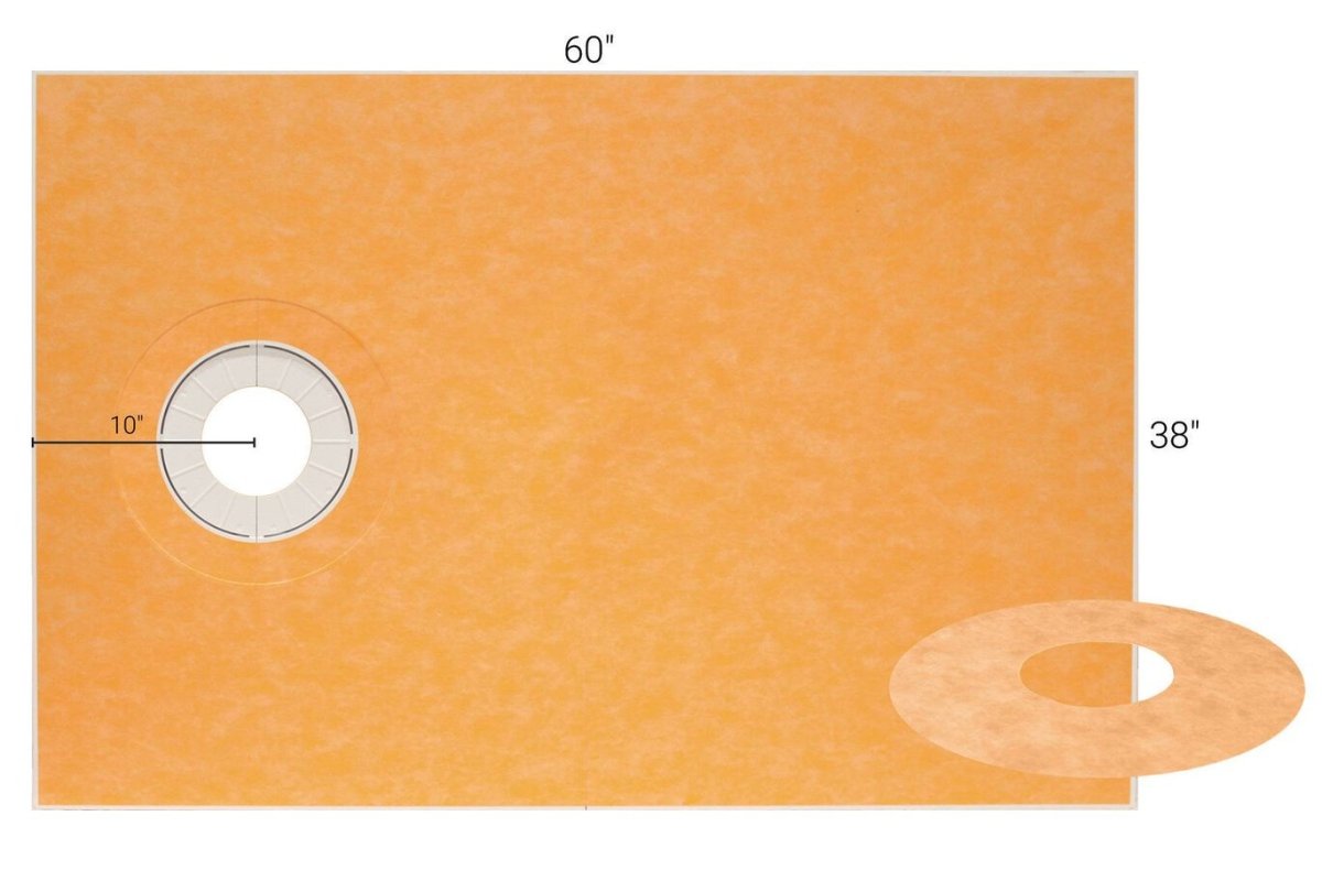 Schluter collection - Base de douche préfabriquée kerdi pour drain circulaire ou carré - Céramique l'Entrepôt