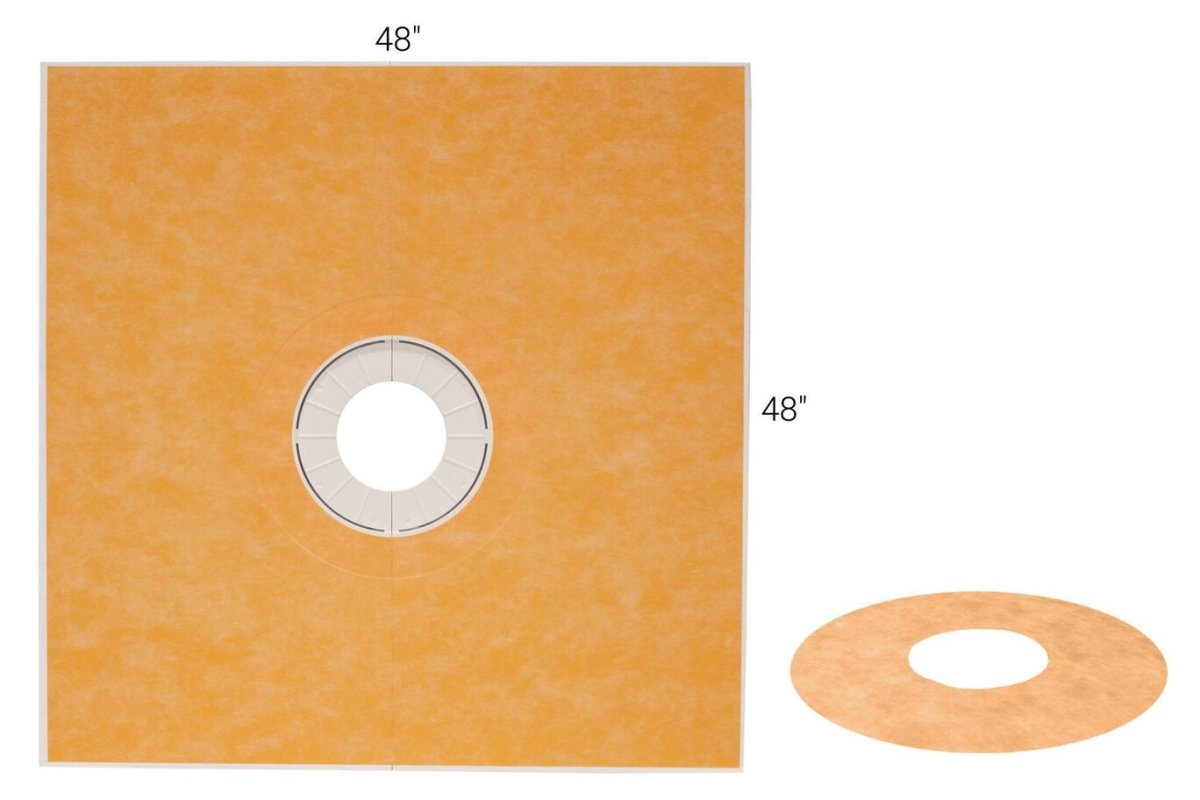 Schluter collection - Base de douche préfabriquée kerdi pour drain circulaire ou carré - Céramique l'Entrepôt