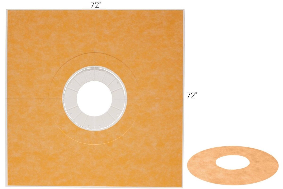 Schluter collection - Base de douche préfabriquée kerdi pour drain circulaire ou carré - Céramique l'Entrepôt