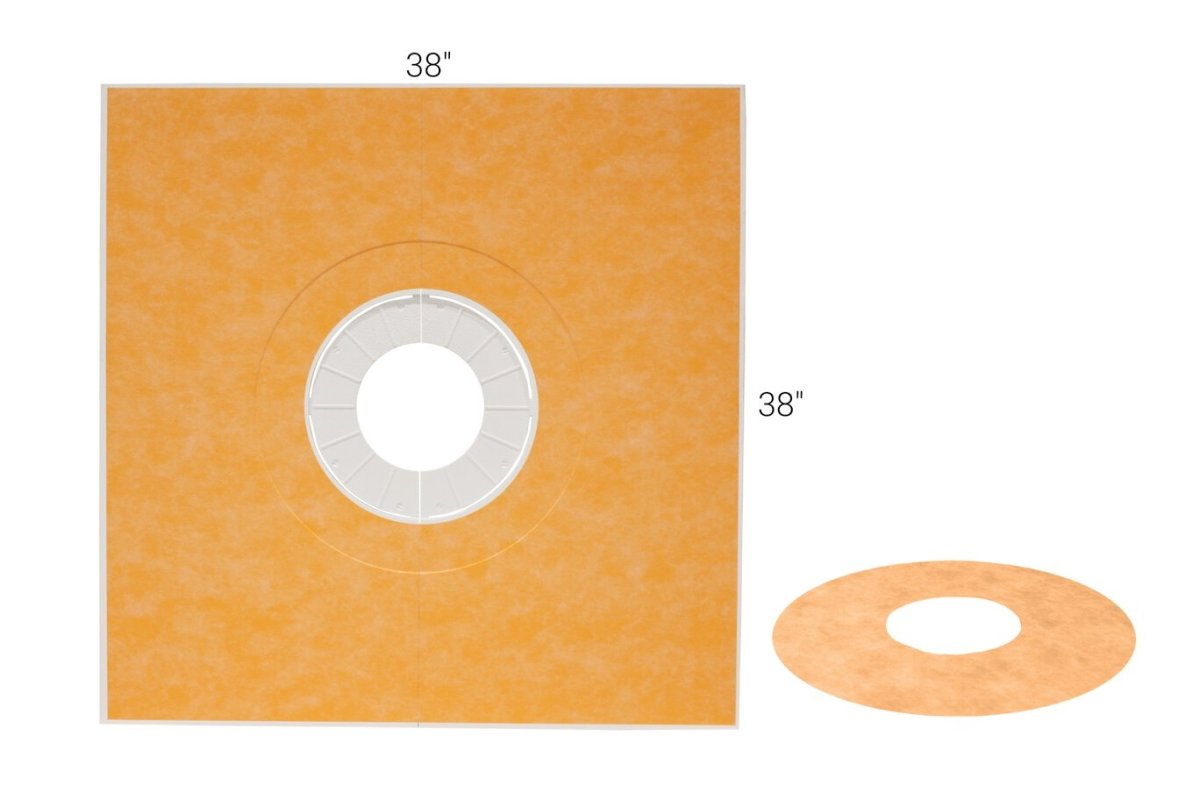 Schluter collection - Base de douche préfabriquée kerdi pour drain circulaire ou carré - Céramique l'Entrepôt
