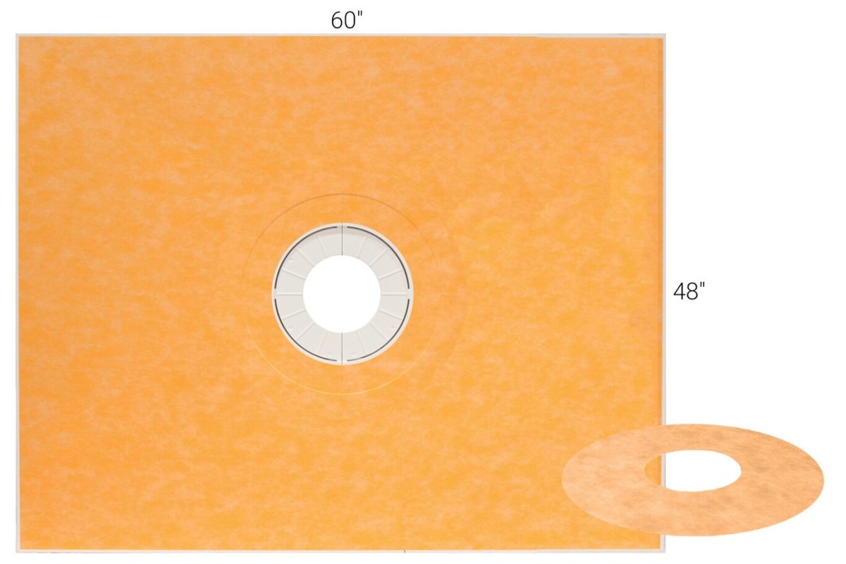 Schluter collection - Base de douche préfabriquée kerdi pour drain circulaire ou carré - Céramique l'Entrepôt