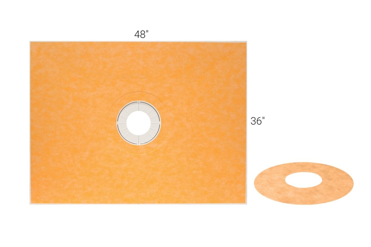 Schluter collection - Base de douche préfabriquée kerdi pour drain circulaire ou carré - Céramique l'Entrepôt