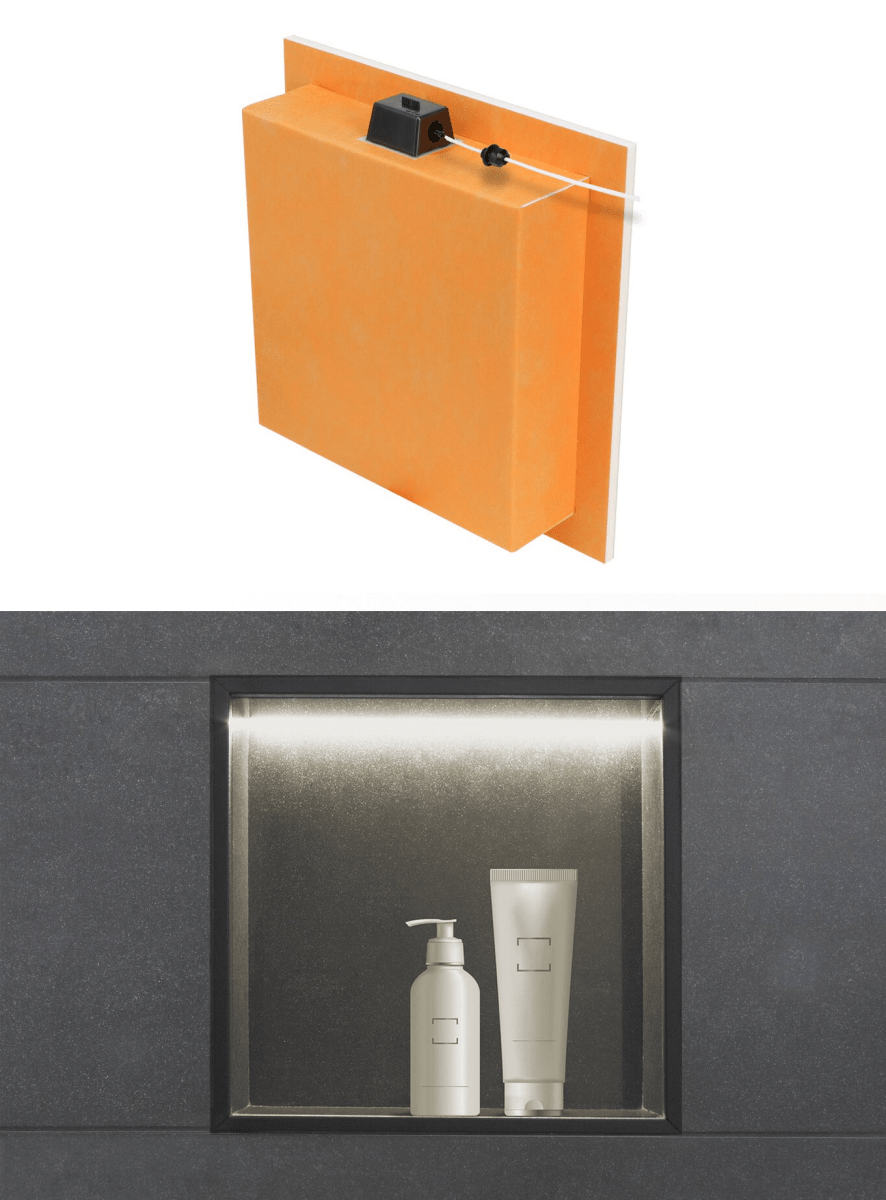 Schluter collection - Niche de douche préfabriquée kerdi - Céramique l'Entrepôt