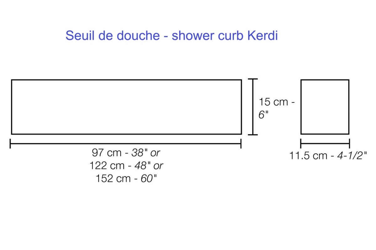 Schluter collection - Seuil & banc de douche imperméable kerdi - Céramique l'Entrepôt