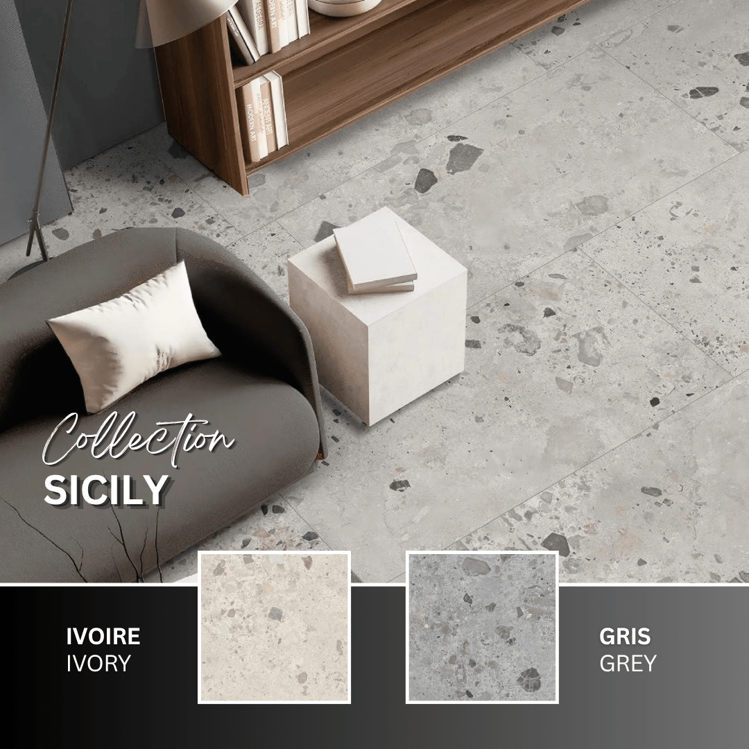 Sicily collection - Céramique effet pierre