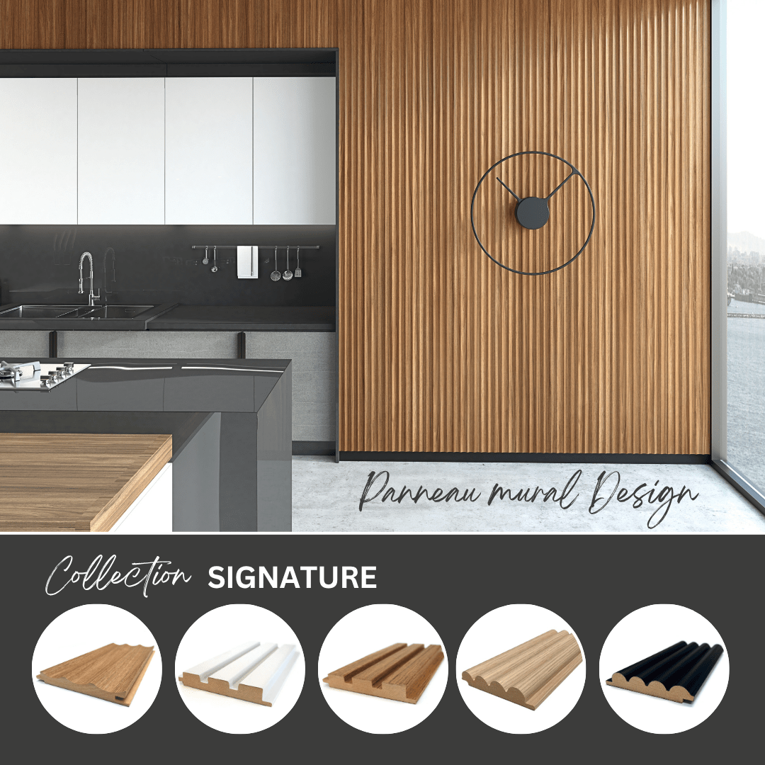 Signature collection - Bois mural décoratif - Céramique l'Entrepôt