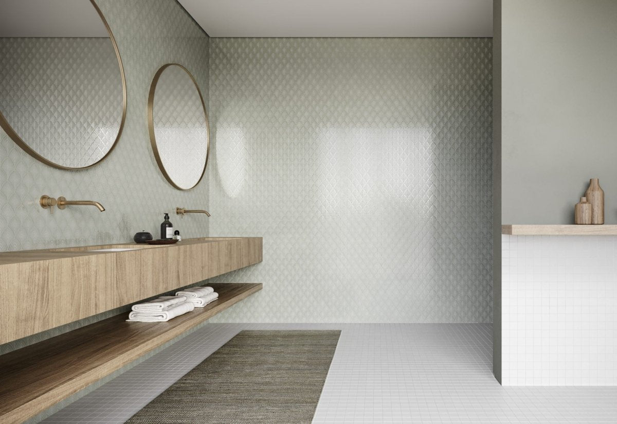 Soho collection - Mosaïque écaille texturée 3x4 - Céramique l'Entrepôt