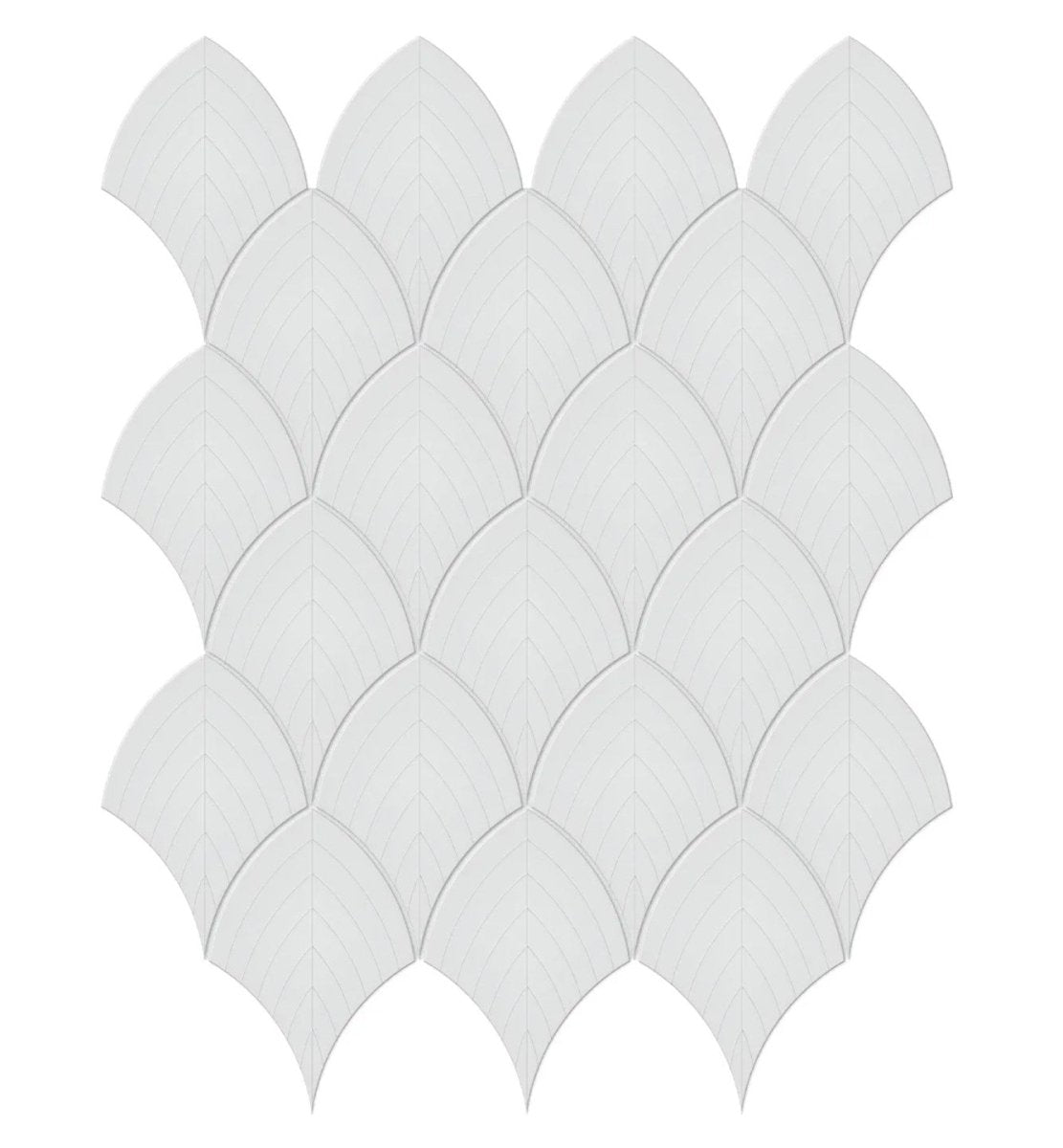 Soho collection - Mosaïque écaille texturée 3x4 - Céramique l'Entrepôt