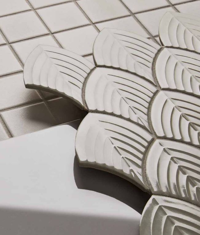 Soho collection - Mosaïque écaille texturée 3x4 - Céramique l'Entrepôt