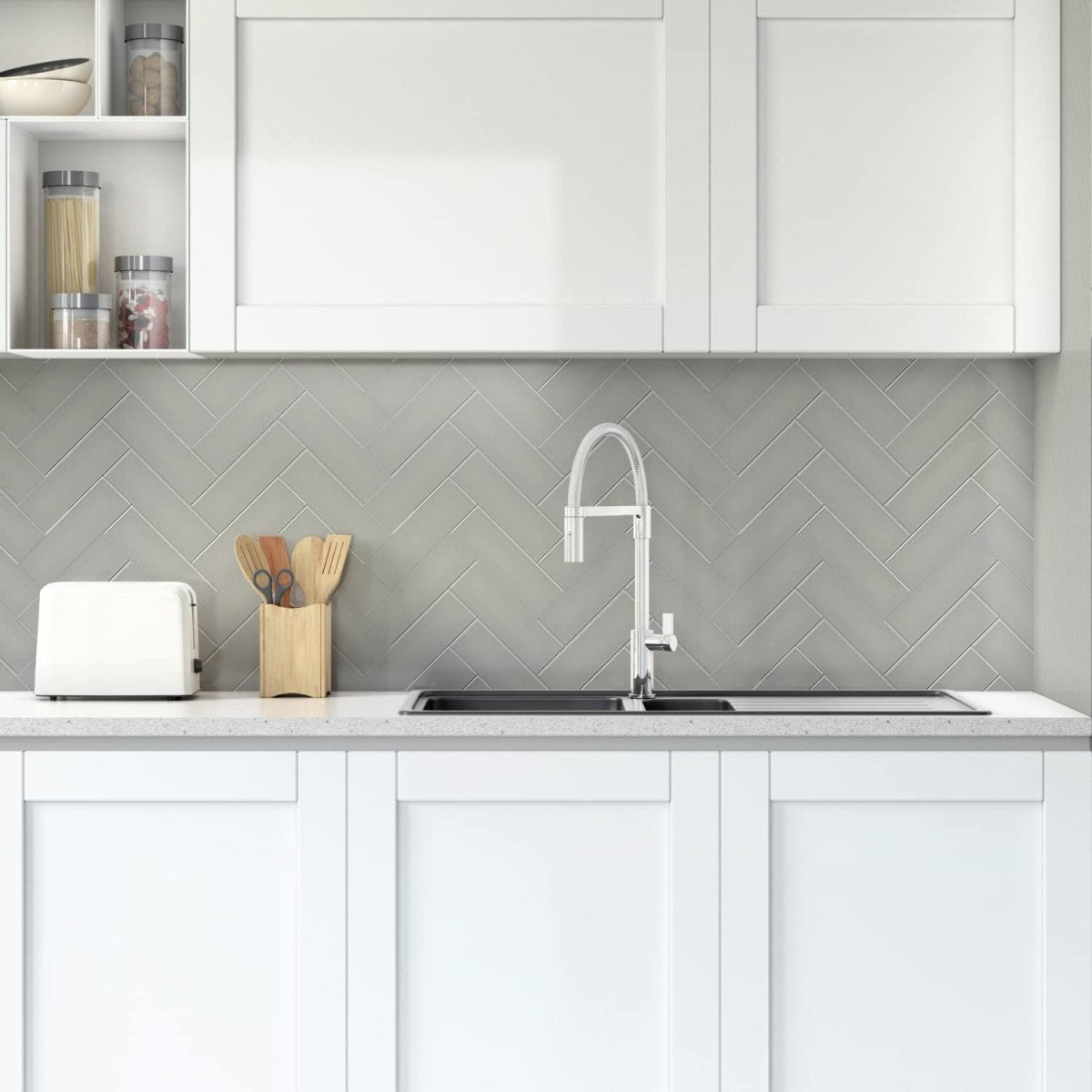 Soho collection - Mosaïque en chevron 2x6