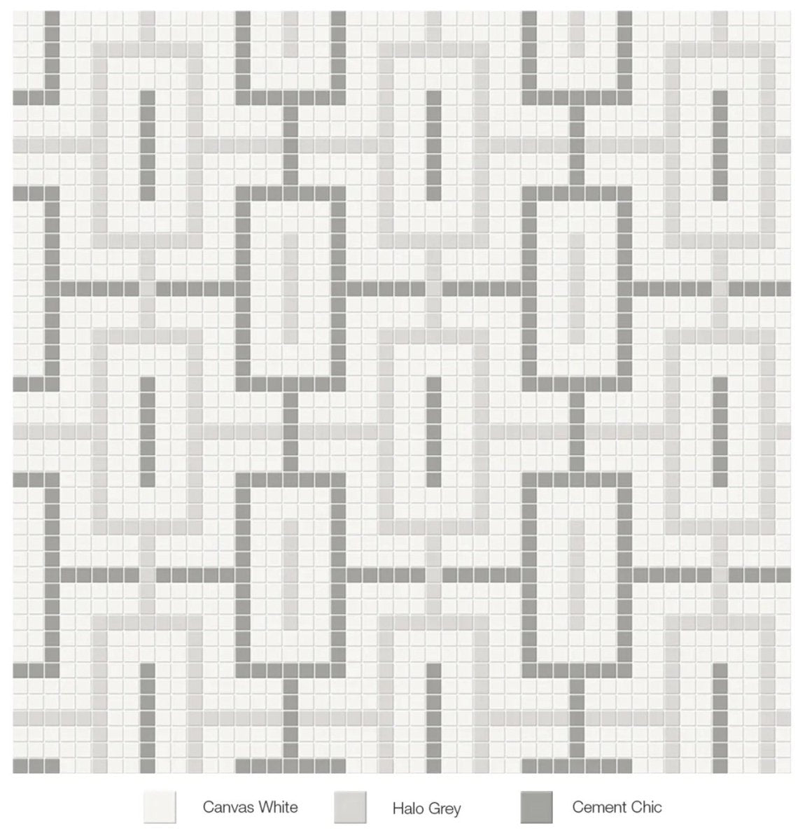 Soho collection - Mosaïque motif de chaine - Céramique l'Entrepôt