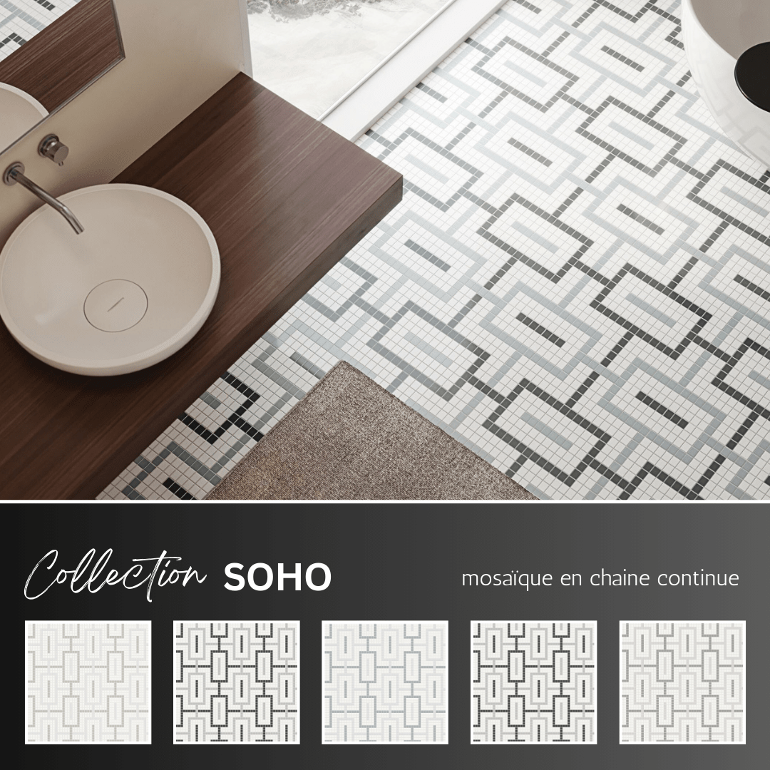 Soho collection - Mosaïque motif de chaine