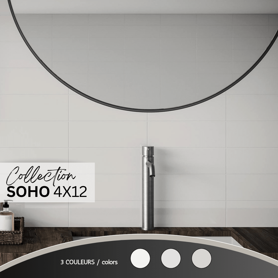 Soho collection - Tuile murale 4x12