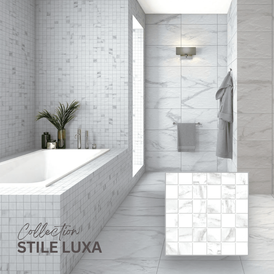 Stile luxa collection - Mosaïque effet marbre