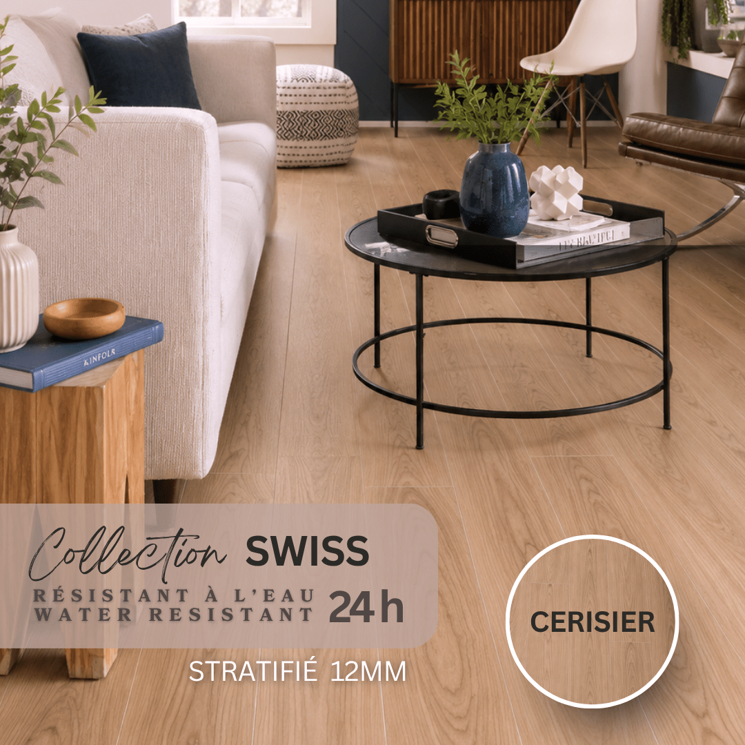 Swiss collection - Bois flottant cerisier - Céramique l'Entrepôt