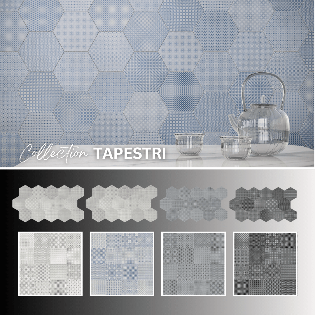 Tapestri collection - hexagonal & square tile