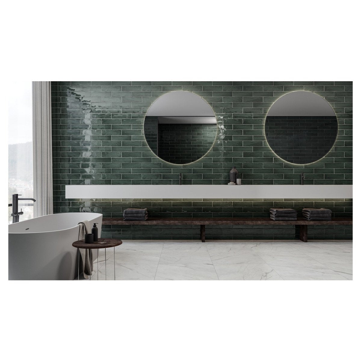 Teramoda collection - Tuile murale 3x12 et hexagonale - Céramique l'Entrepôt