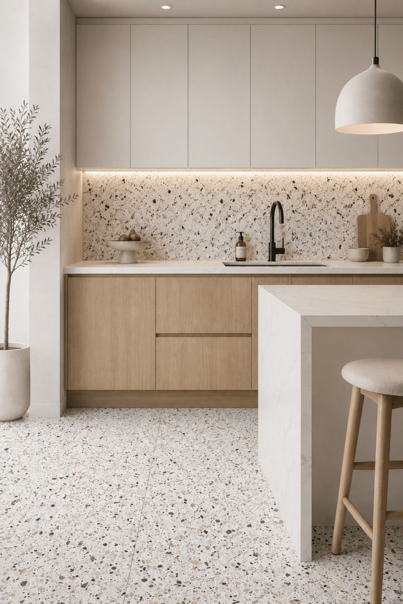 Terrazzo fantasia collection - Céramique effet terrazzo - Céramique l'Entrepôt