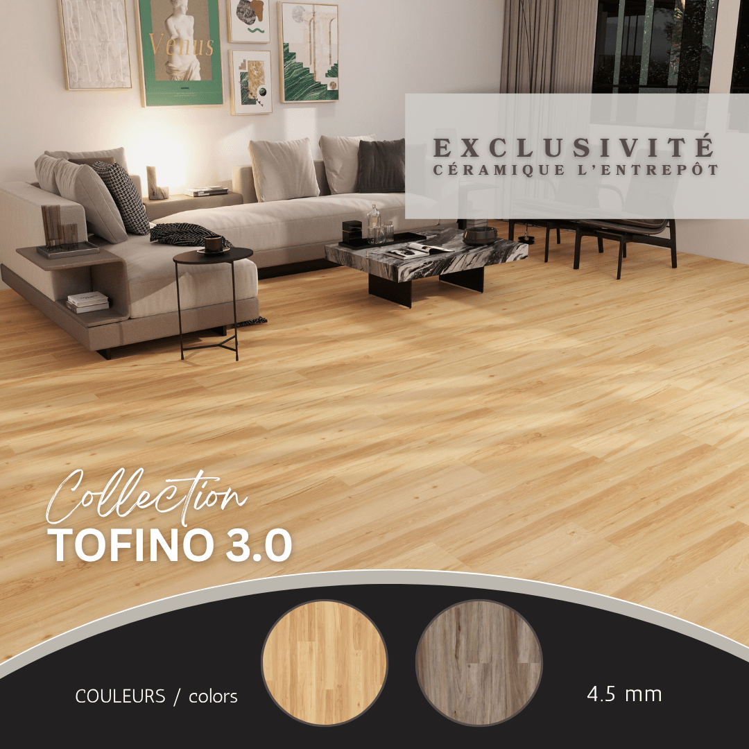 Tofino 3.0 collection - Vinyle-Clic - Céramique l'Entrepôt
