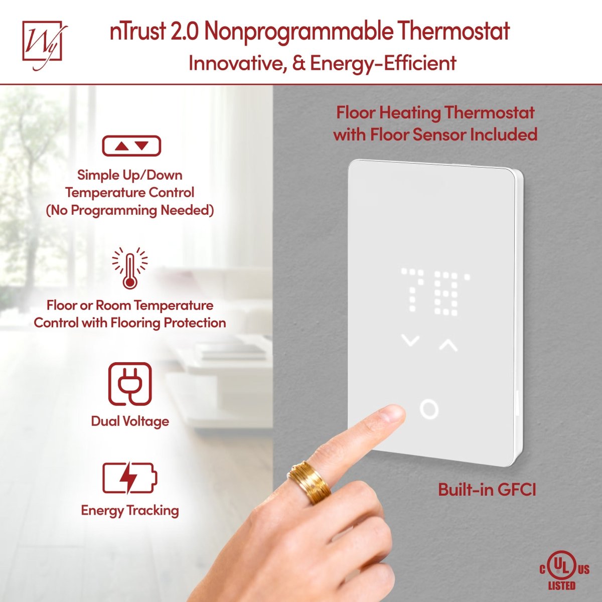 Utn5 - Thermostat non-Programmable en promotion