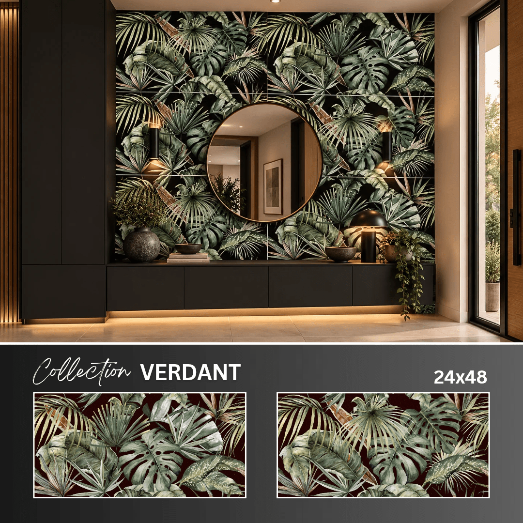 Verdant collection - Céramique effet papier peint - Céramique l'Entrepôt