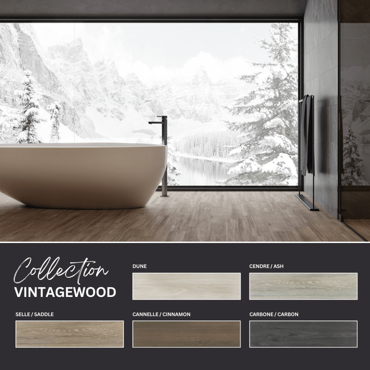Vintagewood collection - Céramique effet bois - Céramique l'Entrepôt