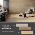 Western wood collection - Céramique effet latte de bois
